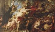 Peter Paul Rubens The moral of the outbreak of war oil painting picture wholesale